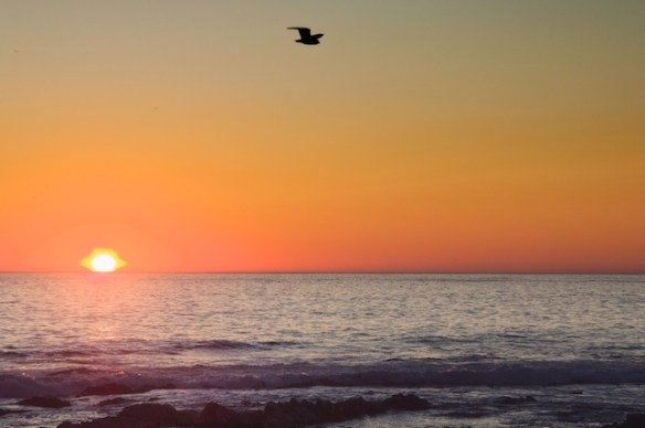 Sunset over the Atlantic, Cape Town - Copyright JM Schreiber